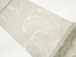 抽象荒波模様織出し袋帯